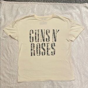Guns N' Roses Cream Short Sleeve Tee